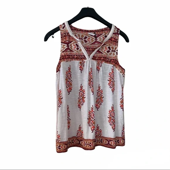 Anthropologie Akemi + Kin Boho Casual Sleeveless Small Blouse - Picture 2 of 7